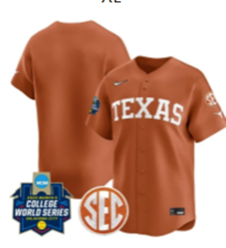 Men Texas Longhorns blank brown Nike joint Name NCAA 2025 Jersey style 37->ncaa teams->NCAA Jersey